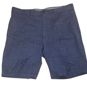 Hart Schaffner Marx Shorts Luxury Wool Blend Navy Blue sz 36 Inseam 9" Length